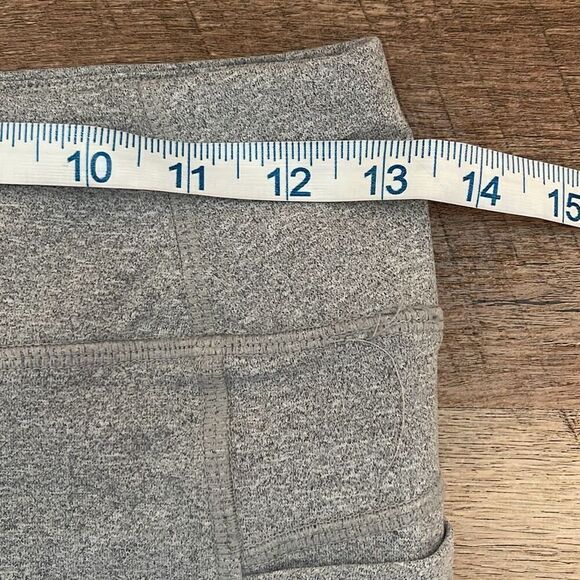 Kyodan Womens Heather Mid Rise Pocket Pull-on Ankle Leggings Gray Small - Picture 9 of 11